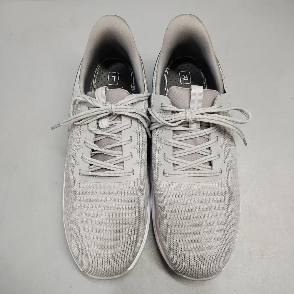 Orthofeet Kita Hands-Free Sneakers Womens 11 X-Wide 2E White Gray 80013 EUC